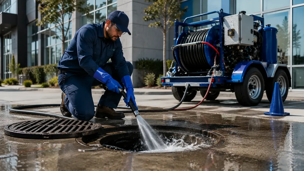 Commercial Hydro Jet Drain Cleaning in Carlsbad
