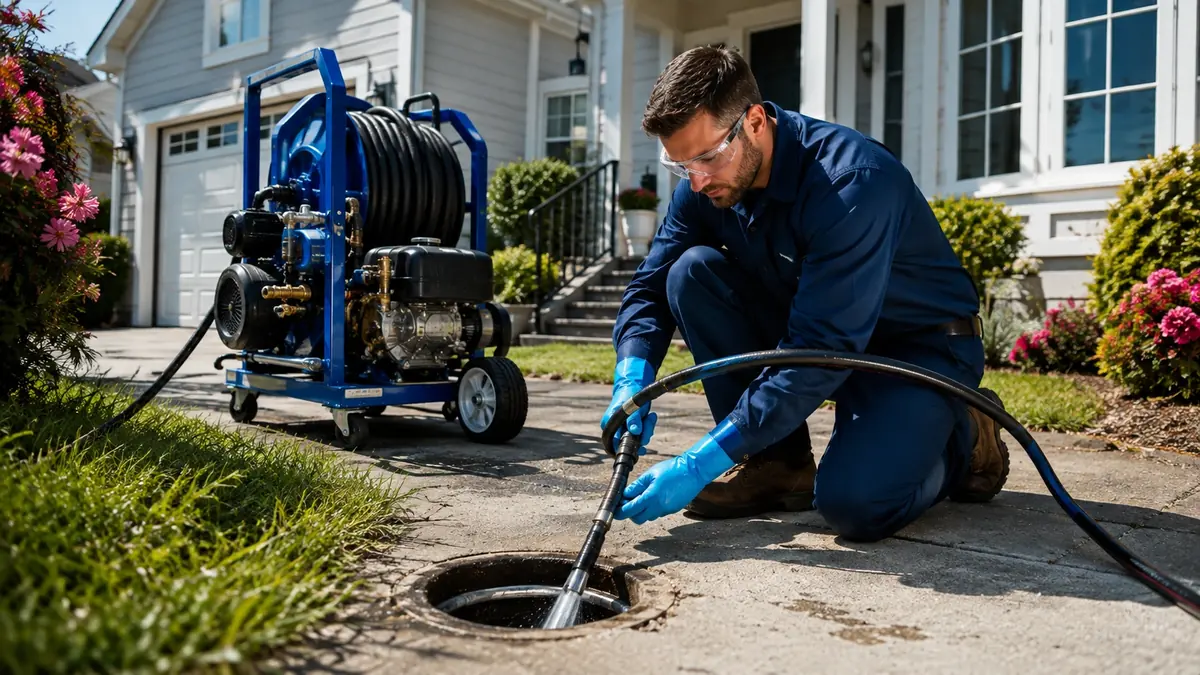 Residential Hydro Jet Drain Cleaning in Carlsbad