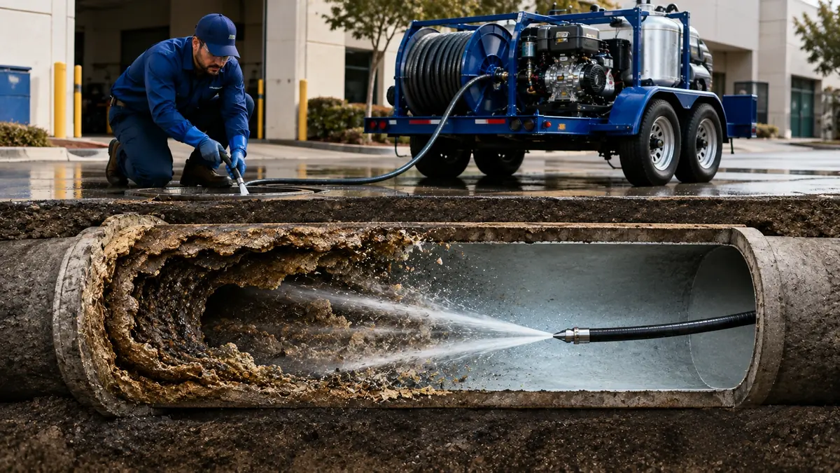 Sewer Pipe Descaling in Carlsbad